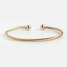 Twisted Ampthill Bangle Bracelet with Elegant Design