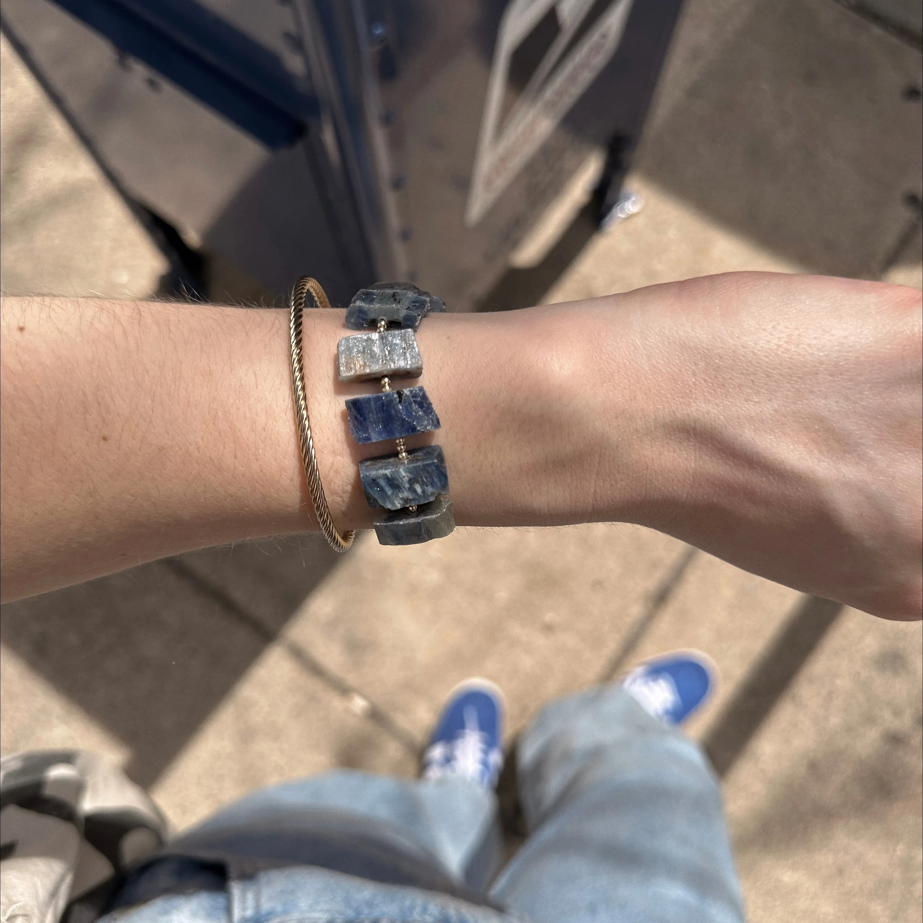Twisted Ampthill Bangle Bracelet with Elegant Design