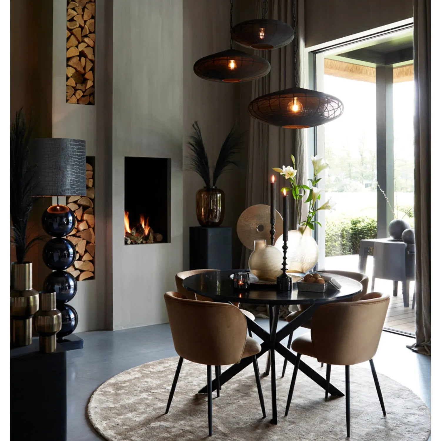 Bahoto Hanging Pendant - Various Colours & Finishes