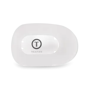 Flat Round Clip Coconut White