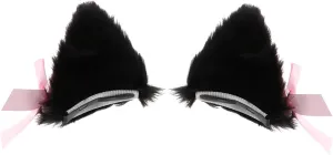 GALPADA Adorable Cat Ear Hair Clips with Bell Lightweight Cute Cat Ear Hairpins for Cosplay Parties and Dress Up