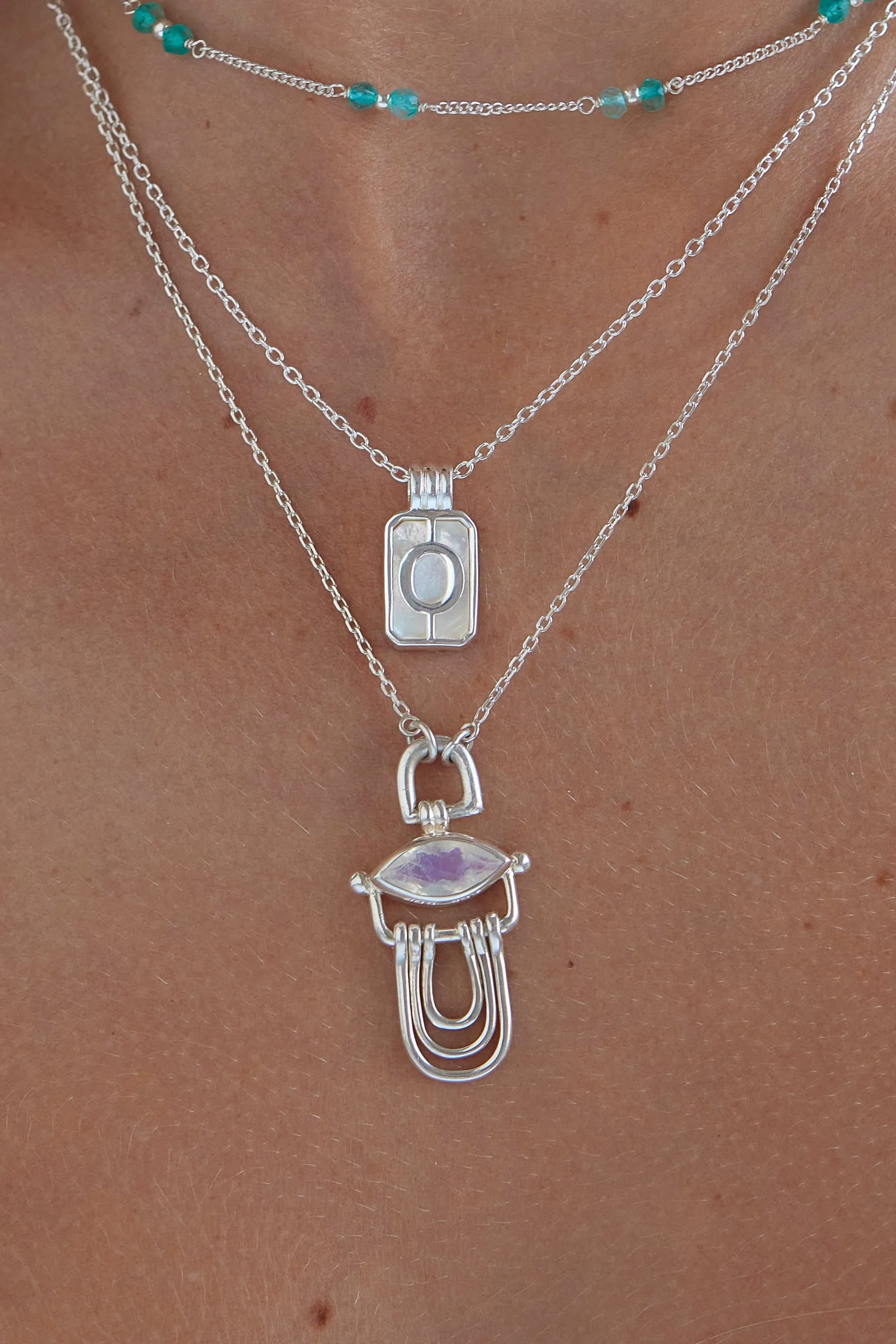Initial A to Z Silver Pendant