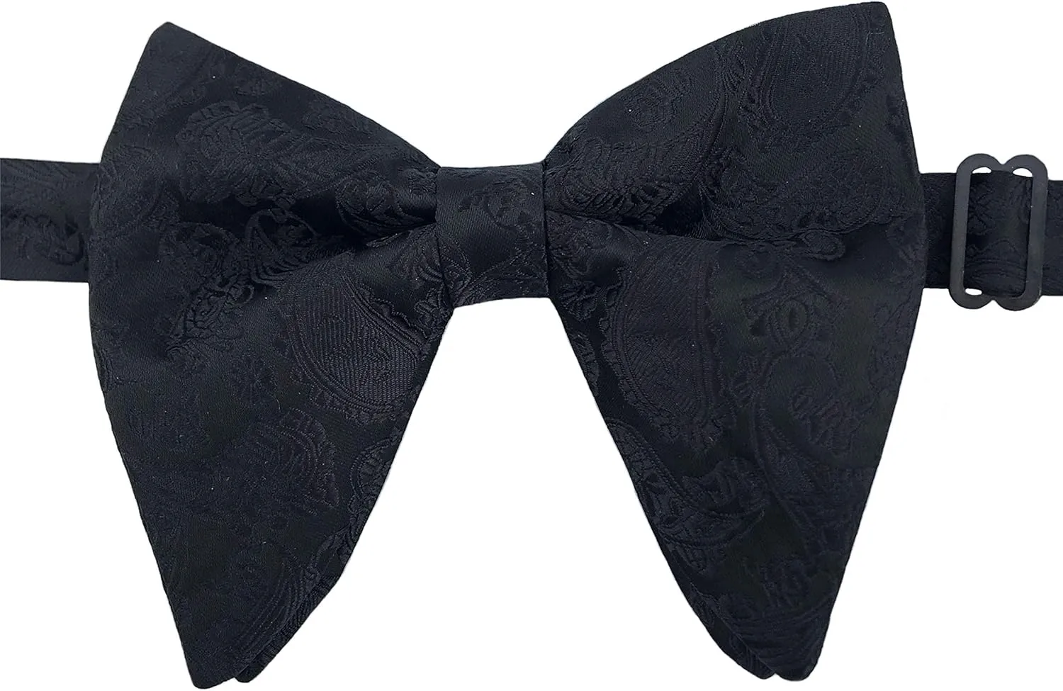 Justar Mens Pre-Tied Paisley Bowtie Oversized Tuxedo Bow Tie Hankie Cufflinks Set