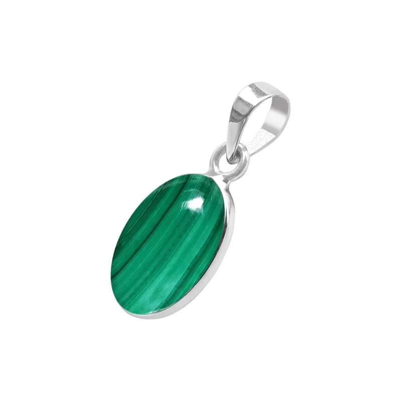 Malachite Stone 925 Sterling Silver Pendant For Women Girls Gift, Natural Gemstone Pendant Necklace, Handmade jewellery Pendant, Solitaire Pendant Christmas Gift
