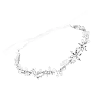 NOLITOY 1pc Bridal Rhinestone Hairband for Bride Alloy Headpiece Accessory Wedding Hair Jewelry for Women