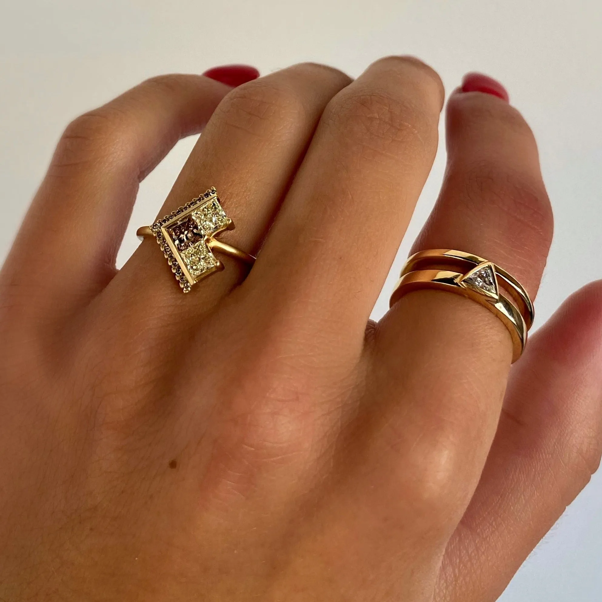 ONE by Roset - Nyla Champagne Diamond Ring