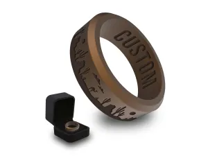 WildFire Desert Boho Silicone Ring   Ring Box